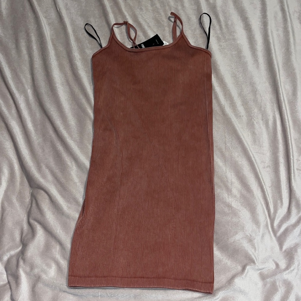 Red wash Maxi dress